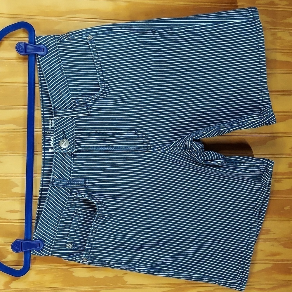 Lee pin stripe shorts